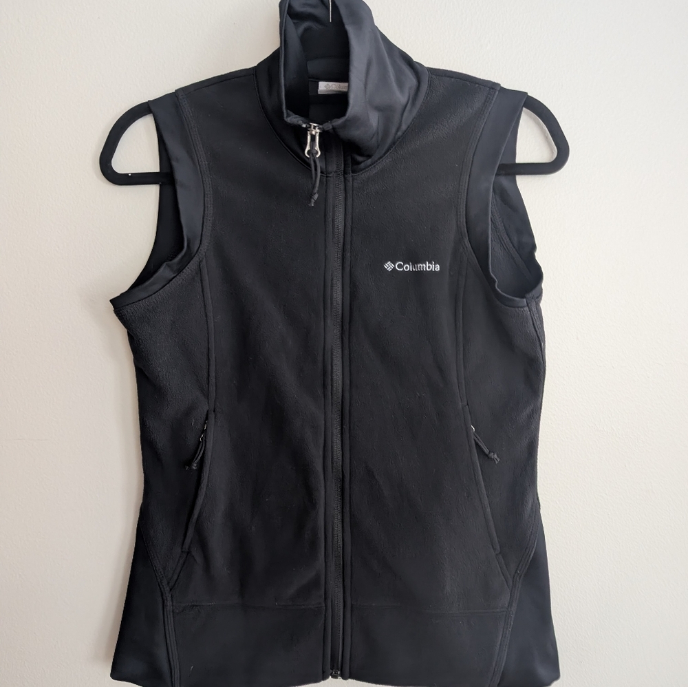 Columbia Black Fleece Vest